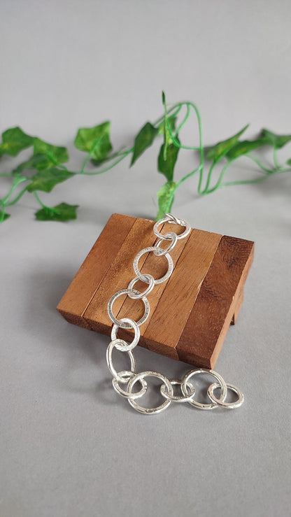 Multitextural Bracelet - handforged from scratch