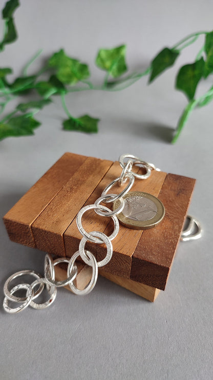 Multitextural Bracelet - handforged from scratch