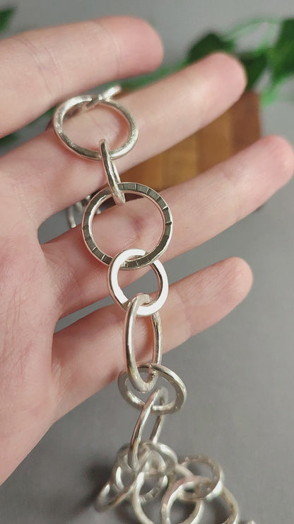 Multitextural Bracelet - handforged from scratch
